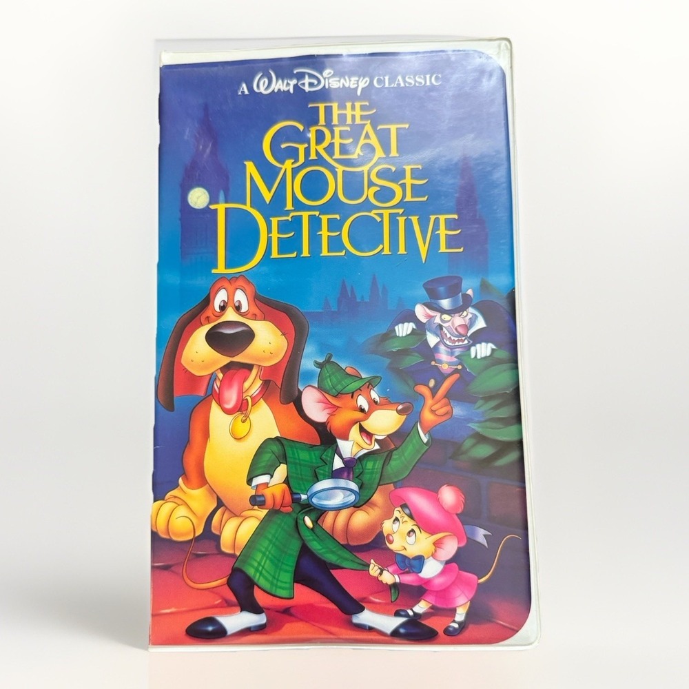 Disney's The Great Mouse Detective VHS Black Diamond Classic